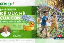 Làm thế nào để con có mùa Hè khỏe mạnh?
