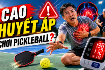 Người tăng huyết áp cần thận trọng khi chơi pickleball