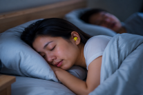 Vì sao không nên đeo nút tai khi ngủ mỗi đêm?