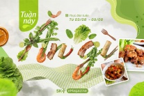 Thực đơn tuần mới nhiều món ngon và đủ chất