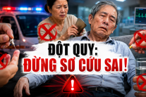 Những sai lầm cần tránh khi sơ cứu người đột quỵ