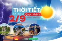 Thời tiết cả nước 5 ngày nghỉ lễ Quốc khánh 2/9