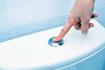 Xả nước bồn cầu có thể phát tán mầm bệnh
