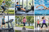6 cách rèn sức bền tim phổi thay thế chạy bộ
