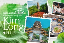 Theo chân 'Quán nhà Haha' khám phá vùng đất Kim Long, Huế