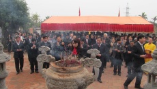Phóng sự ảnh: Lễ dâng hương tại Đền Bia tưởng niệm Đại danh y Tuệ Tĩnh