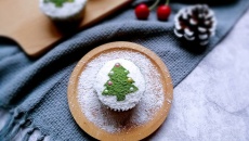 Công thức làm bánh cupcake cây thông Noel độc đáo