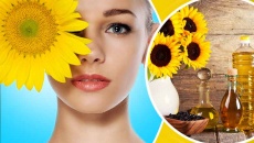 Da trắng hồng, sạch mụn nhờ dầu hoa hướng dương