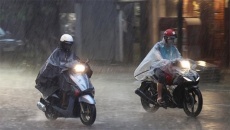 Trung Bộ, Nam Bộ và Tây Nguyên tiếp tục mưa dông