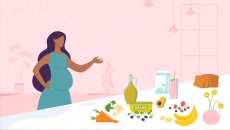 Infographic: Chế độ dinh dưỡng cho phụ nữ mang thai