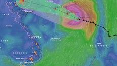 Bão số 3 di chuyển nhanh, có thể gây mưa lớn tại Bắc Bộ