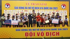 Hòa Thái Nguyên T&T, Hà Nam vô địch Giải Bóng đá U16 nữ Quốc gia 2023