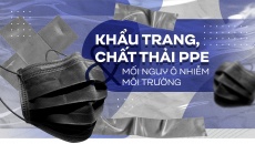 Khẩu trang, chất thải PPE và mối nguy ô nhiễm môi trường