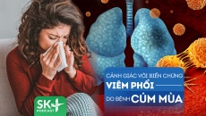 Podcast: Cảnh giác nguy cơ biến chứng viêm phổi, suy hô hấp do cúm mùa