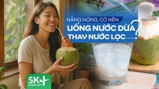Podcast: Nắng nóng, có nên uống nước dừa thay nước lọc?