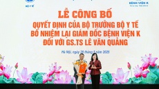 Bộ Y tế bổ nhiệm lại Giám đốc Bệnh viện K