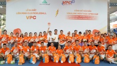 Sắc cam rực rỡ tại lễ ra mắt Liên minh CLB Pickleball và Giải Vinalink Heritage Open Cup 2025