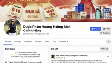 Bộ Y tế đề nghị xử lý vi phạm Fanpage 'Dược phẩm Hoàng Hường Meli chính hãng'