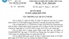Vi phạm trong kinh doanh mỹ phẩm, Japan Connection bị phạt 75 triệu đồng