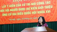 Bộ trưởng Đào Hồng Lan được giới thiệu ứng cử Đại biểu Quốc hội khóa XVI