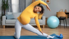 Mẹ bầu tập thể dục giúp con phát triển khỏe mạnh hơn