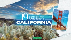 19 điểm nghỉ mát “vàng ròng” ở California