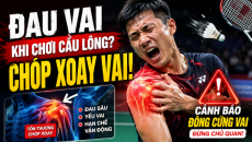 Tại sao đau vai khi chơi cầu lông không thể tự khỏi?