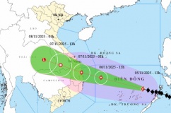 Bắc Bộ nhiệt độ tăng nhẹ, bão Kalmaegi đã vào Biển Đông
