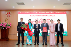 Công bố quyết định thành lập Đảng bộ Doanh nghiệp phường Cầu Giấy