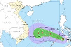 Bắc Bộ đón đợt không khí lạnh mới, bão số 15 sắp vào biển Đông