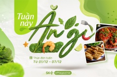 Thực đơn tuần ngon miệng cho cả nhà khỏe