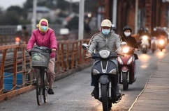 Bắc Bộ trời rét, Trung Bộ mưa lớn nhiều nơi