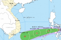Áp thấp nhiệt đới gần biển Đông, Bắc Bộ đêm và sáng trời rét