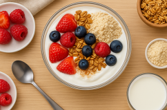 Gợi ý bữa sáng nhanh, giàu protein và chất xơ