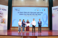  “Chạm sẻ chia, Trao hy vọng 2025”: Hỗ trợ phụ nữ tầm soát ung thư