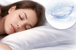 Đeo kính áp tròng qua đêm: Vì sao gây hại cho mắt?