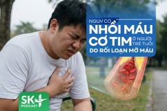 Podcast: Nguy cơ nhồi máu cơ tim ở người trẻ do rối loạn mỡ máu