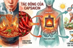 Ăn cay ảnh hưởng thế nào đến quá trình trao đổi chất và tuổi thọ?