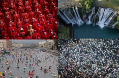 Những khoảnh khắc ấn tượng trên thế giới nhìn từ trên cao