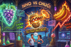 Nho và chuối: Loại nào khiến đường huyết tăng nhanh hơn?