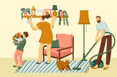 Có thể coi làm việc nhà như một bài tập thể dục nhẹ nhàng?