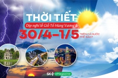 Thời tiết cả nước dịp nghỉ lễ Giỗ Tổ Hùng Vương và 30/4-1/5 thế nào?