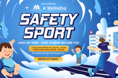 Safety Sport: Giải chạy trực tuyến vì bệnh nhi ung thư