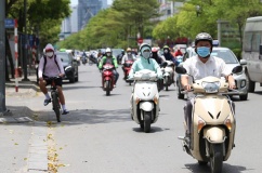Nắng nóng diện rộng tại Bắc Bộ và Trung Bộ