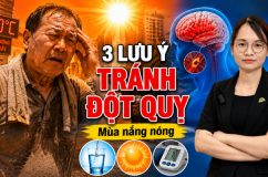 3 lưu ý giúp giảm nguy cơ đột quỵ khi thời tiết nắng nóng