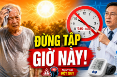 Thời điểm tập thể dục an toàn cho người tăng huyết áp