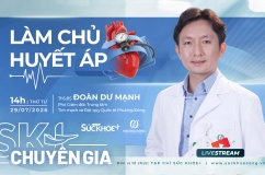 14h00 TỌA ĐÀM trực tuyến: Làm chủ huyết áp