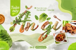Thực đơn tuần mới nhiều món ngon và đủ chất