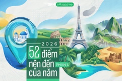 2026: 52 điểm nên đến của năm (Phần 1)
