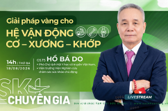 14h TỌA ĐÀM trực tuyến: Giải pháp vàng cho hệ vận động cơ - xương - khớp
